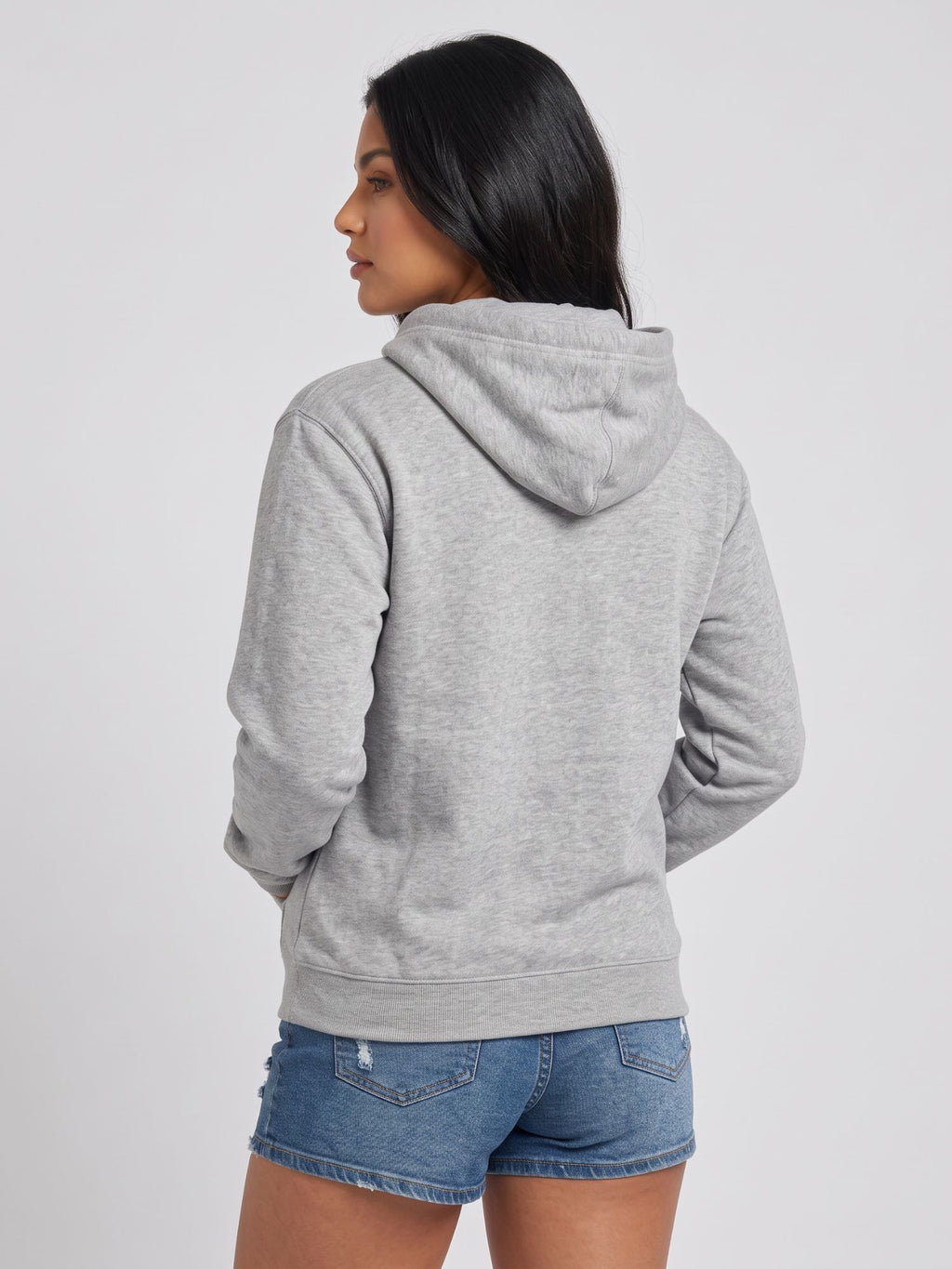 Grey Pullover Hoodie – Women's